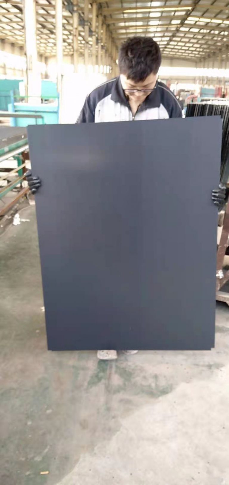 Aluminum mirror glass